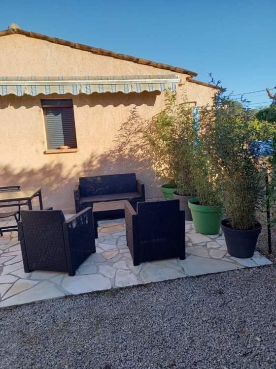 Studio Climatise Dans Villa Calme A 15Km De Cannes Peymeinade Buitenkant foto